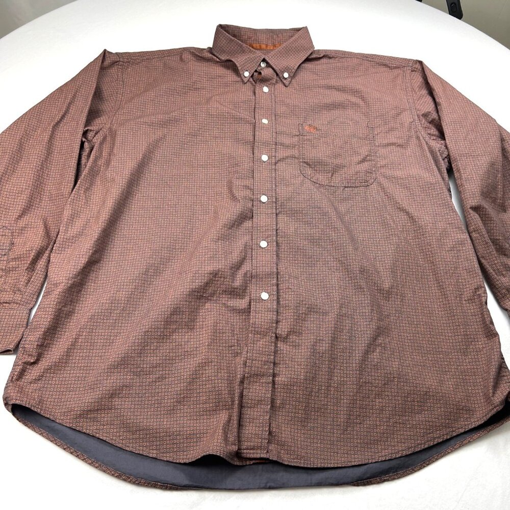 Panhandle Slim Rough Stock Mens XL Long Sleeve Button Up Shirt Designed In Texas - Picture 2 of 12